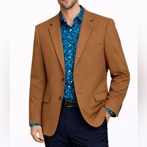 Le 31 Simons Elegant Men's 100% Cashmere Tan Blazer - made in Canada